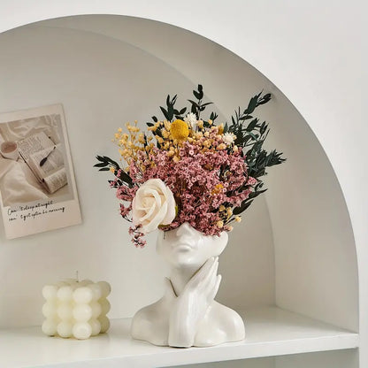 Sleek Ceramic Flower Vase for Stylish Home Décor