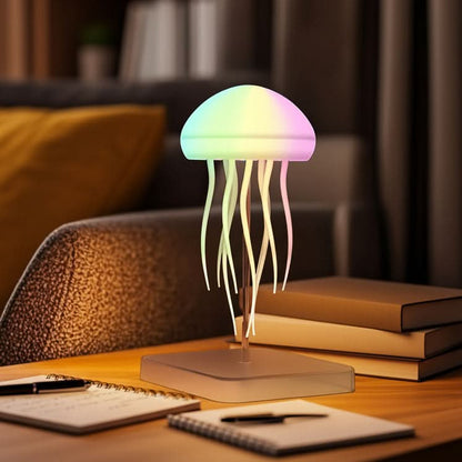 Remote-Controlled Jellyfish Lamp for Bedside Decor
