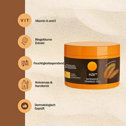 Rapid Bronzing Gel for a Flawless Sun-Kissed Look | Hydration & Radiance | Even Tone Without Streaks | Ideal for Body & Legs
