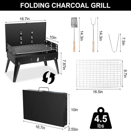 Foldable Grill for Outdoor Cooking