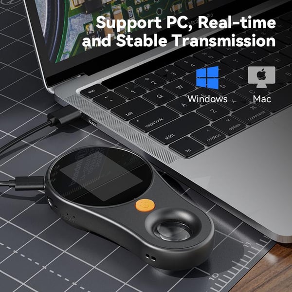 High-Definition Portable Magnifier with 500x Zoom & LCD Screen