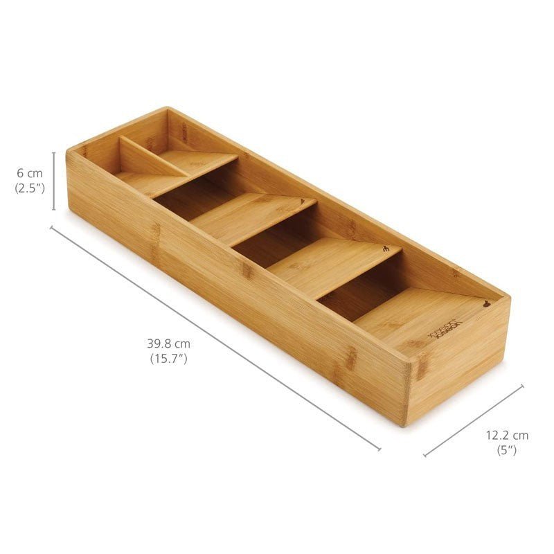 Bamboo Cutlery Organizer – Space-Saving Solution for Kitchen Drawers