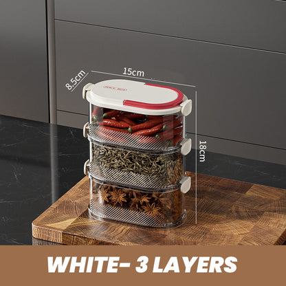 Spice Organizer for Fresh Aromas at the Touch of a Button