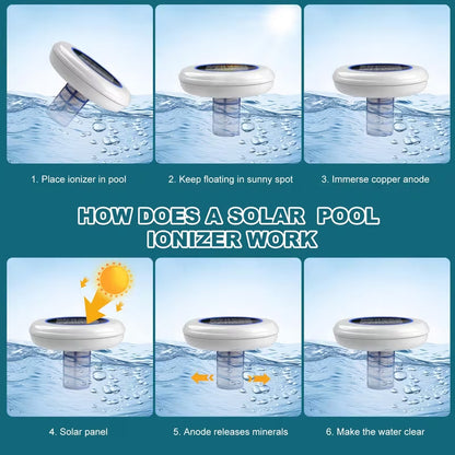 Solar Mineral Pool Purification System Powered by Solar Energy