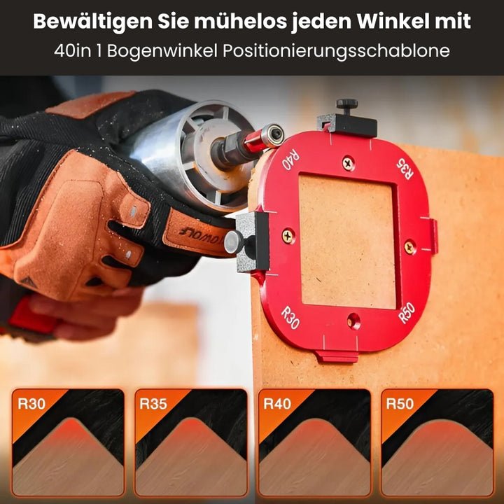 Precision Corner Templates 4-in-1 - EdgeMaster for Flawless Curves R30–R50