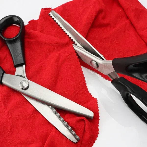 Precision Fabric Scissors with Serrated Blades - 23.5 cm