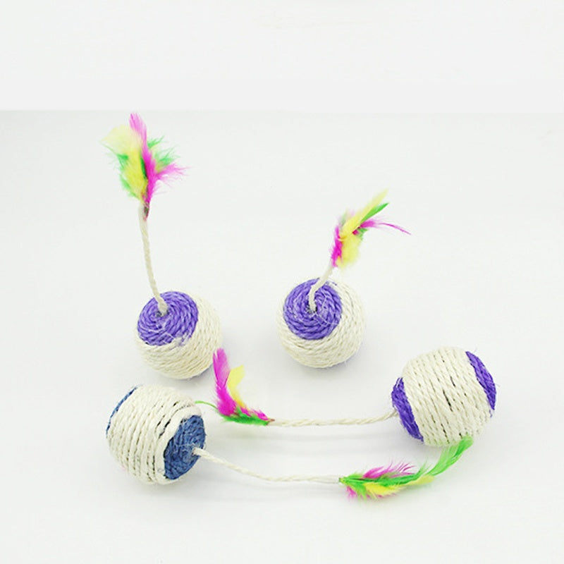 Interactive Ball Toy for Cats - Scratching Play Accessory