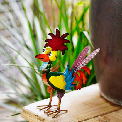 Transform Your Garden with Stunning Handmade Steel Rooster