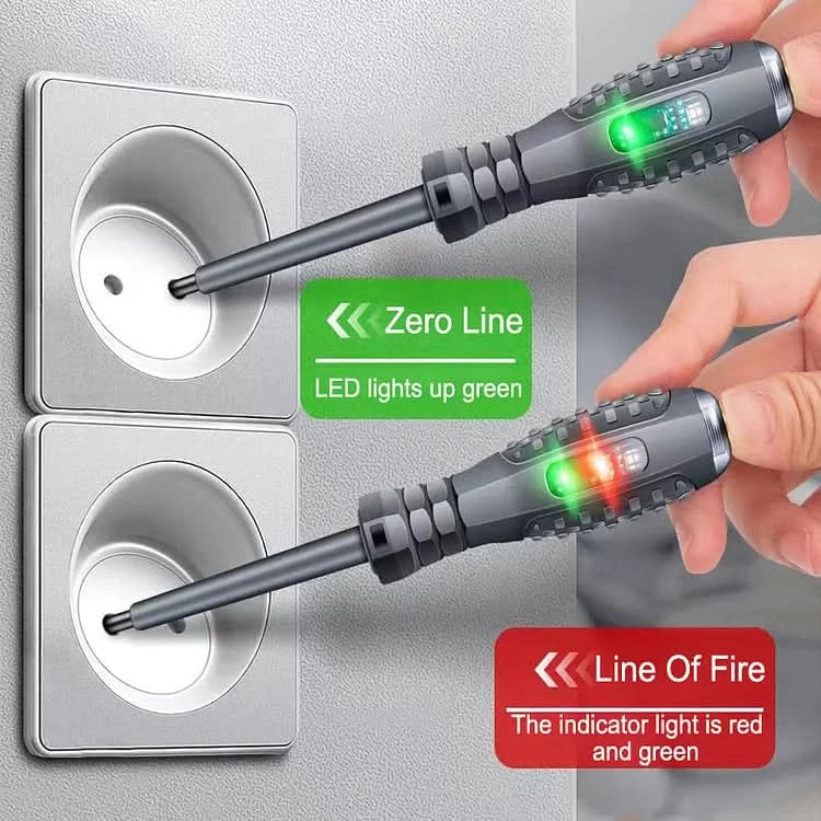 Versatile Magnetic Screwdriver and Voltage Tester Tool