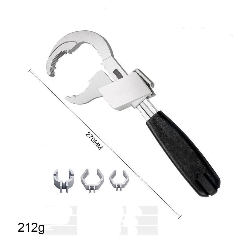 Versatile Adjustable Dual-End Wrench