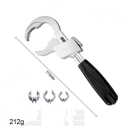 Versatile Adjustable Dual-End Wrench