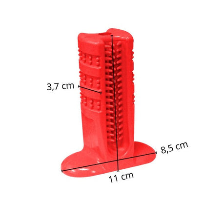 Pet Toothbrush with Bite Ring for Dental Care