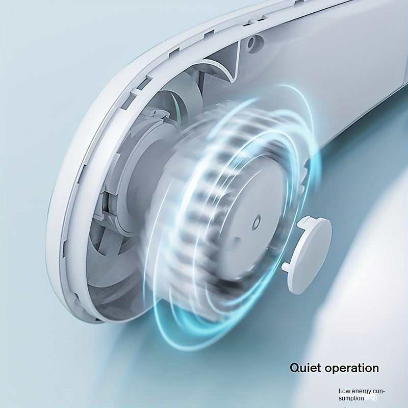 Rechargeable Neck Fan - Hands-Free, Leafless, USB Powered - Ideal for Travel and Office