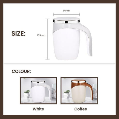 Discount on Set of 2 | Self-Stirring Coffee Mug