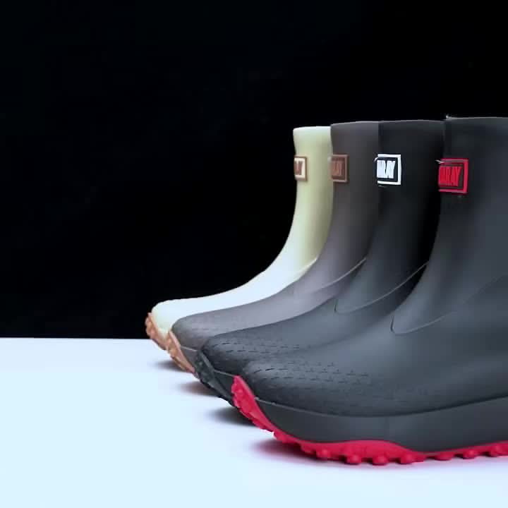 Waterproof Slip-On Rain Boots for Easy Wear