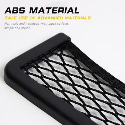 Smart Storage Net with Velcro Closure – ClarityKeeper for Essentials | Stretchy, Clear | Ideal for Car, Office & Home