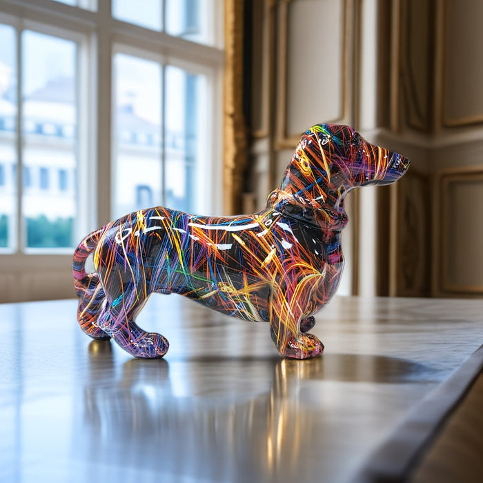 Colorful Dachshund Artwork for a Playful Home Atmosphere