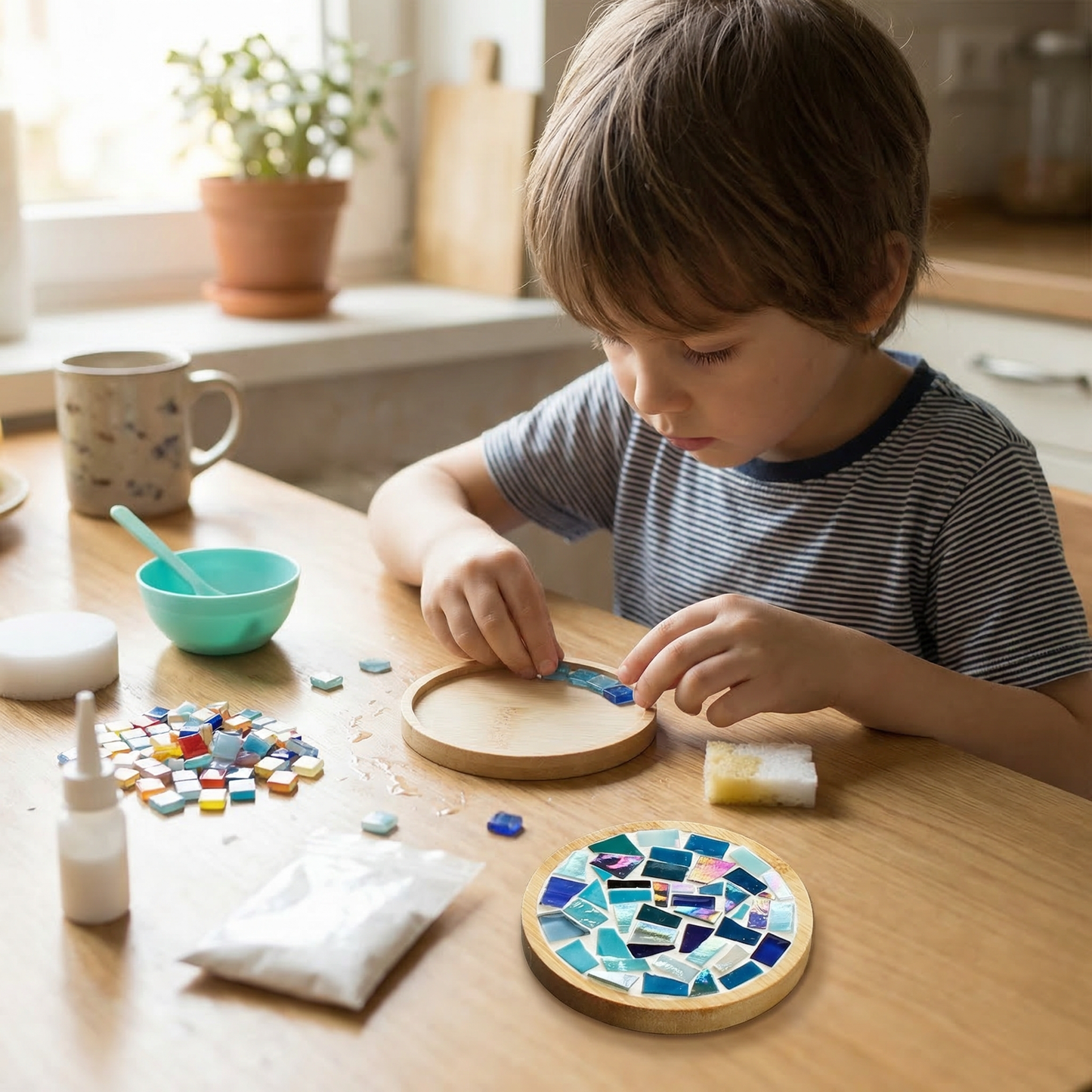 Create Lasting Connections with Fun DIY Mosaic Coasters