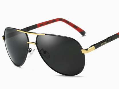 Men's Polarized Sunglasses in Vintage Aluminum Frame