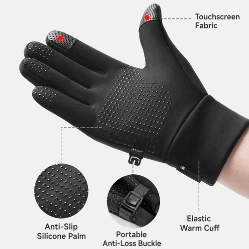 Heated Winter Gloves for Outdoor Activities and Cycling - USB Powered