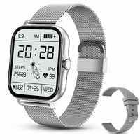 Silver incl. FREE extra watch strap