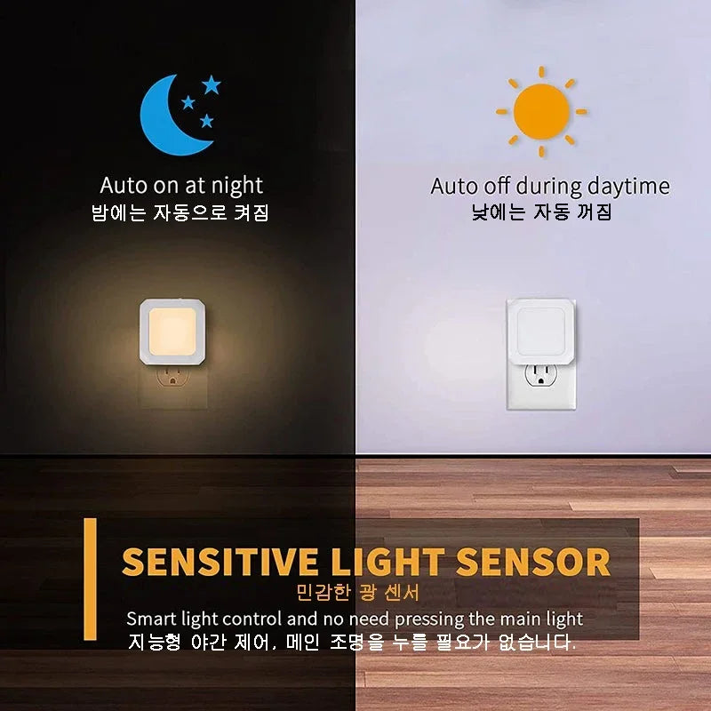 Mini LED Night Light | Dimmable | Plug-In | Warm White 3200K | Energy Efficient