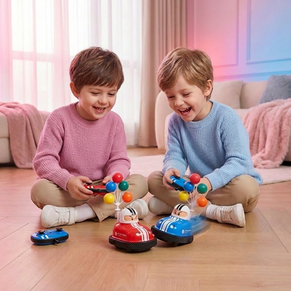 Kids' Toy Bumper Cars with Spinning Feature