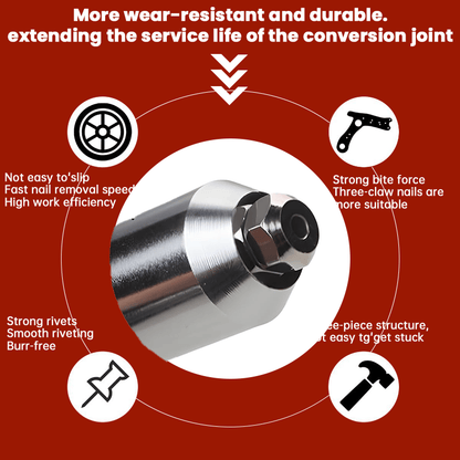 Transform Your Drill: 14mm Hex Rivet Adapter for Effortless Work