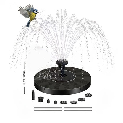 Solar-Powered Fountain Pump for Garden Use