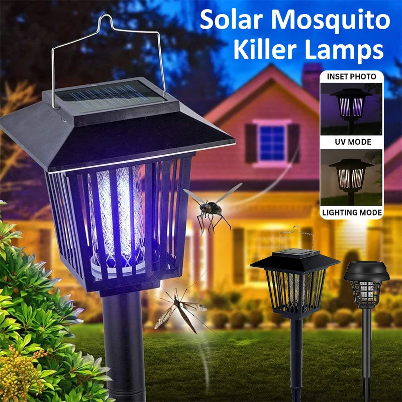 Solar Insect Trap with LED Light | Waterproof IP65 | For Garden & Patio