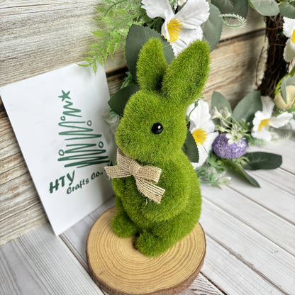 Moss Bunny Garden Decoration for Spring & Parties - Lawn & Terrace Statue