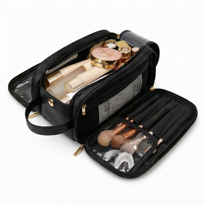 Instant Makeup Organizer with Easy Snap Closure