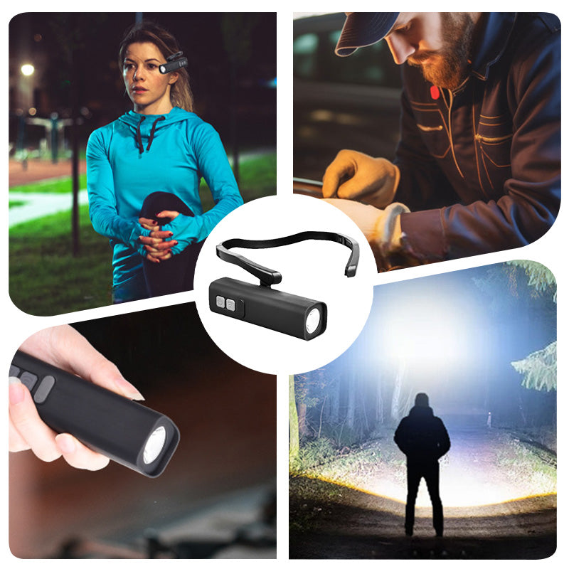Hands-Free Lighting and Music for Active Outdoor Adventures