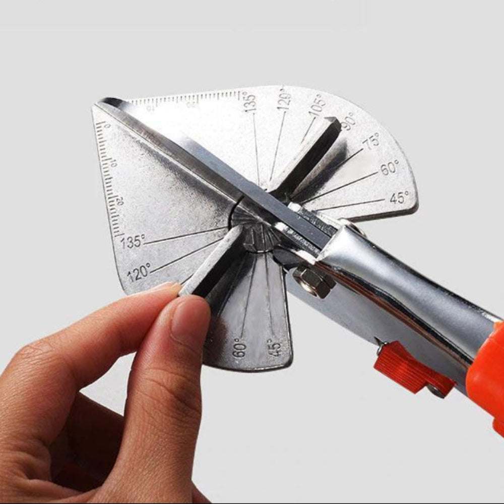 Angle Cutter for PVC & Molding | 45°–135° Adjustable Blade