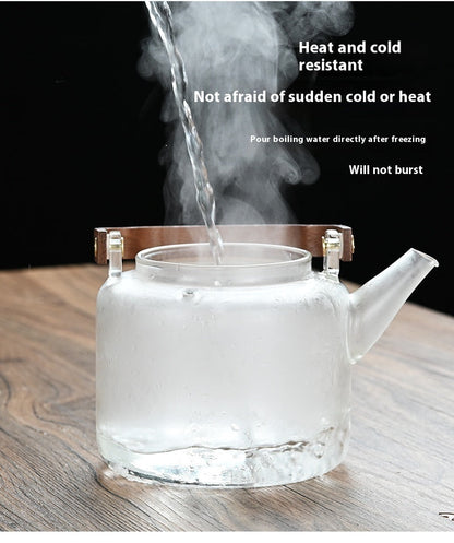 Heat Resistant Glass Teapot with Infuser