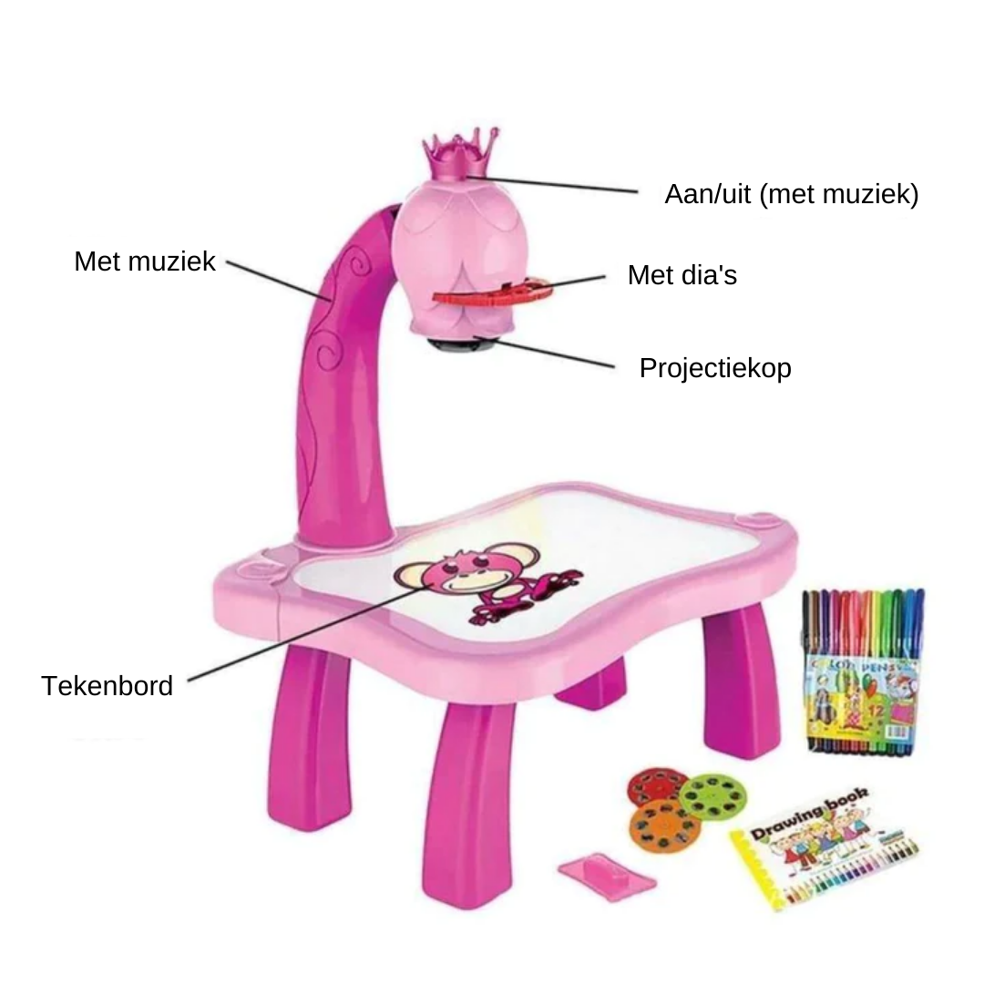 Children's Creative Drawing Projector Board for Artistic Expression