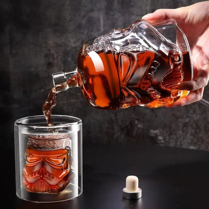 Elegant Whiskey Carafe Set with Two Glasses – Perfect for Entertaining
