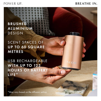 Essential Oil Mist Maker | Cordless Aroma Diffuser with Adjustable Intensity