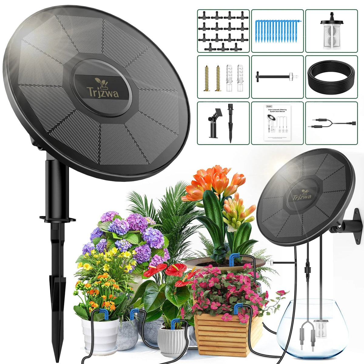 Automatic Watering System for Drip Irrigation Powered by Solar Energy
