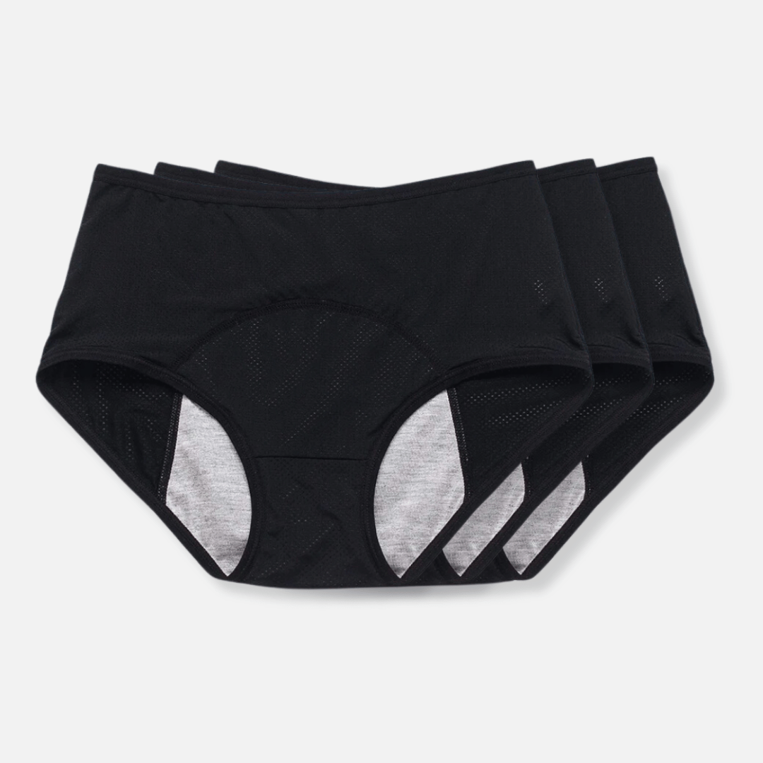 Leak-Proof Underwear with 100% Absorbency – Available in Multiple Colors
