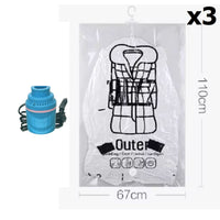 3x L (67+110cm) Bag + Electric Pump