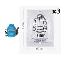 3x M (67*90cm) Bag + Electric Pump