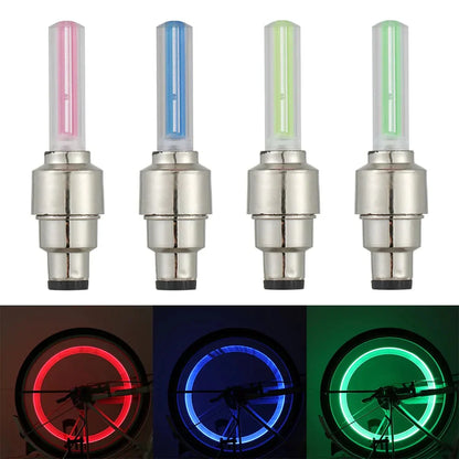 Set of 2 LED Wheel Lights for Cars and Bikes
