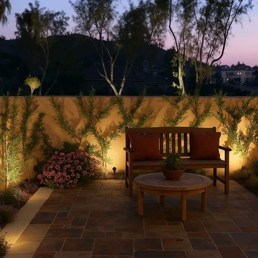 Energy-saving Solar Garden Spotlight for Outdoor Use