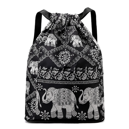 Foldable Backpack with Drawstring Closure – Spacious Design for Women
