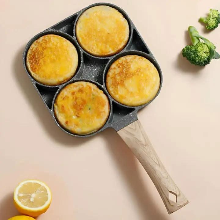 Divided Frying Pan for Easy Daily Cooking