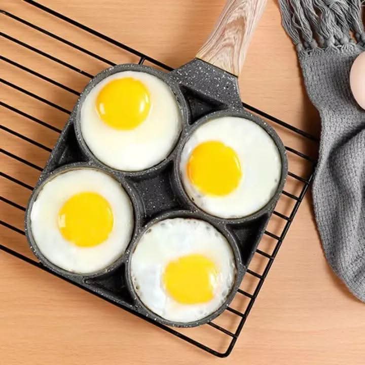 Divided Frying Pan for Easy Daily Cooking