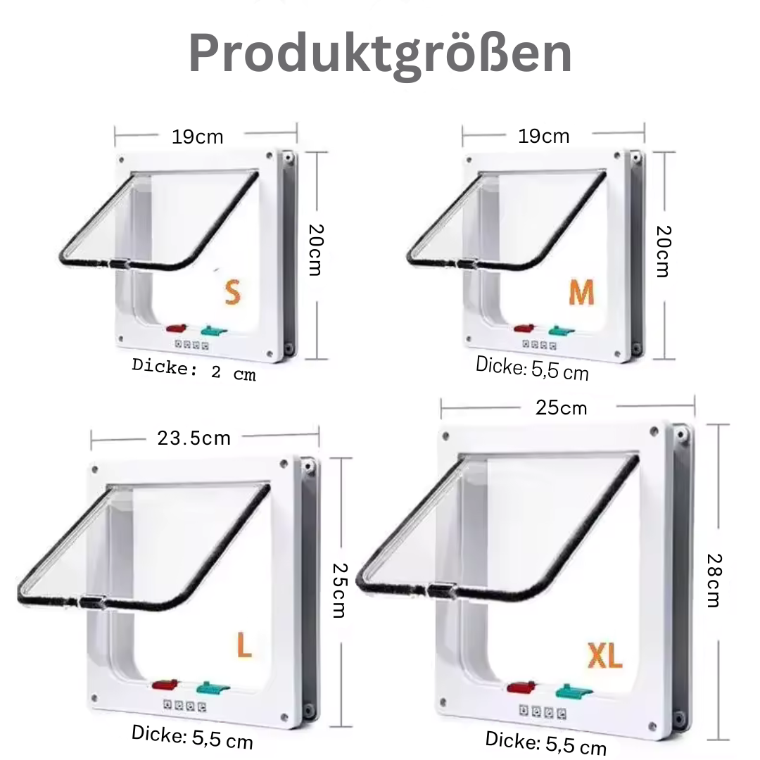 Ultimate 4-Way Pet Access Door for Dogs and Cats