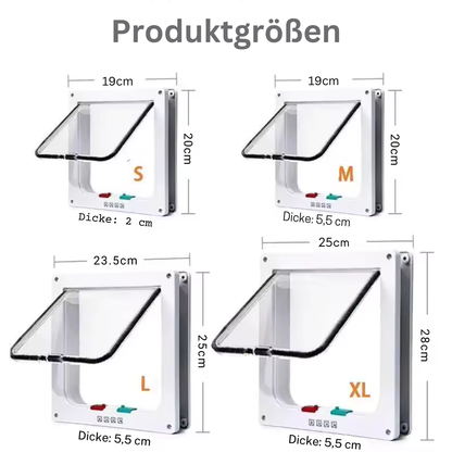 Ultimate 4-Way Pet Access Door for Dogs and Cats