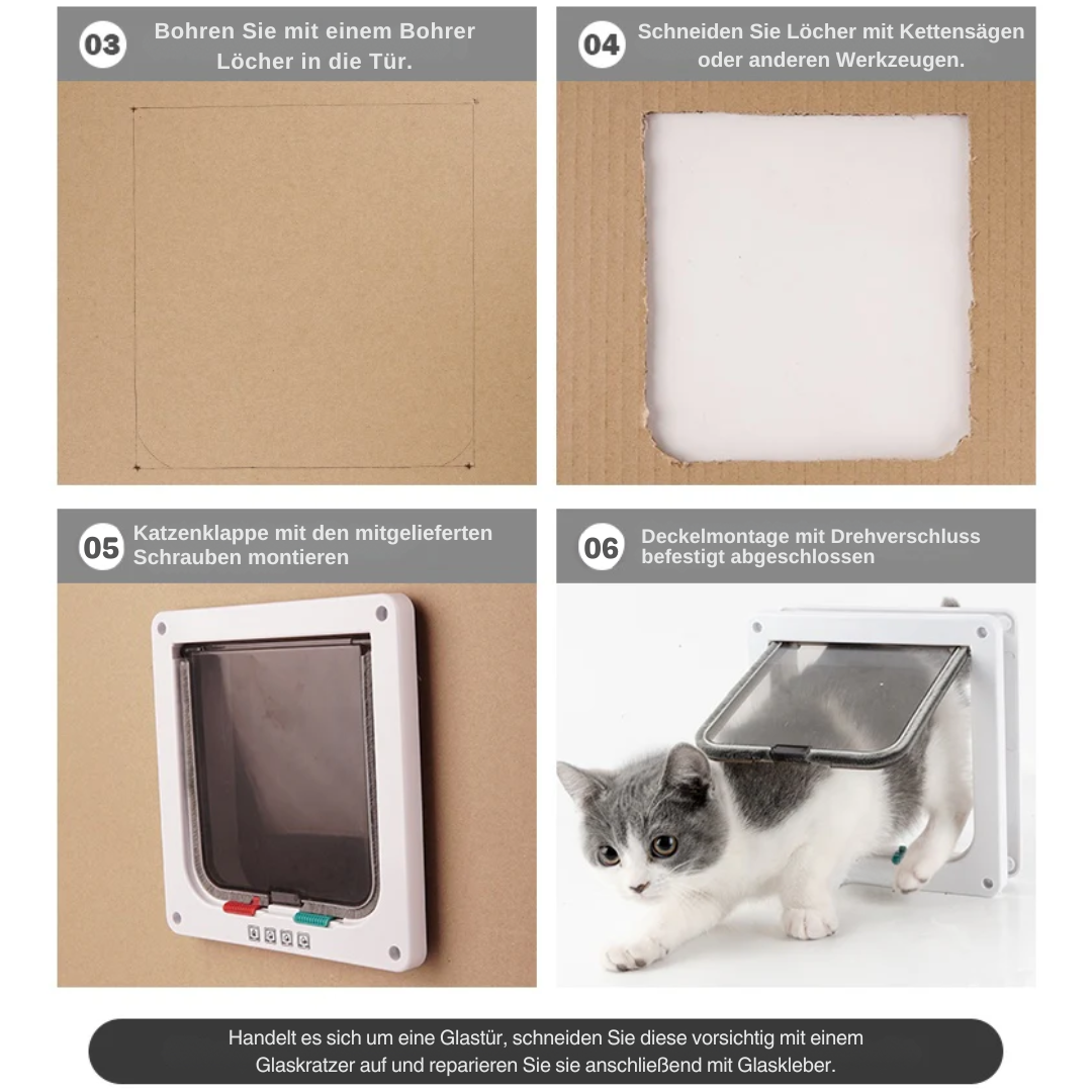 Ultimate 4-Way Pet Access Door for Dogs and Cats